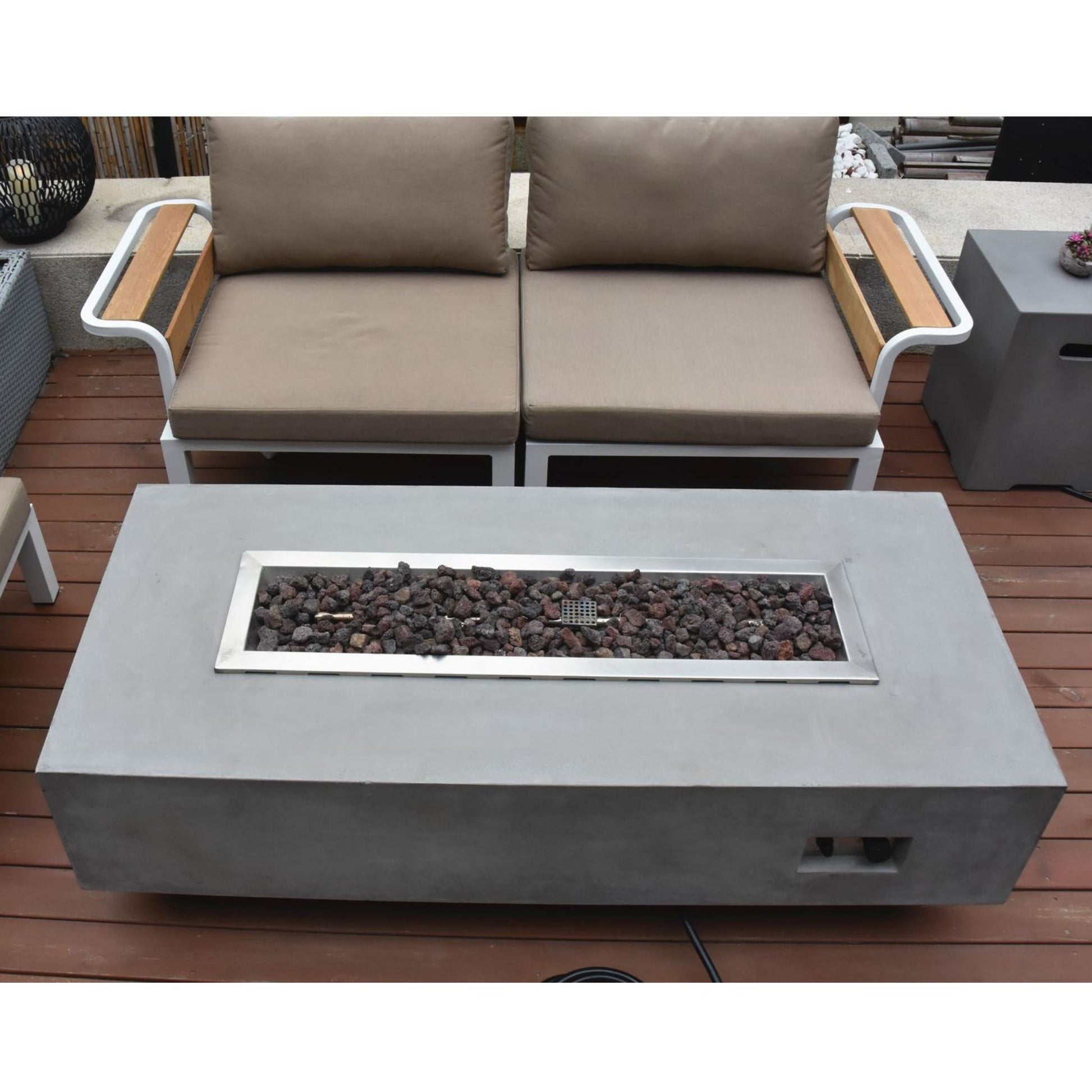 Elementi Granville Fire Table | Outdoor Heat Direct