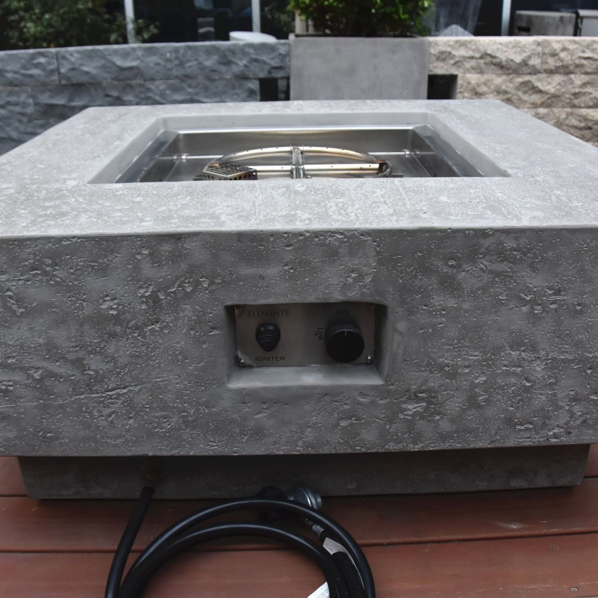 Elementi Manhattan Fire Table | Outdoor Heat Direct