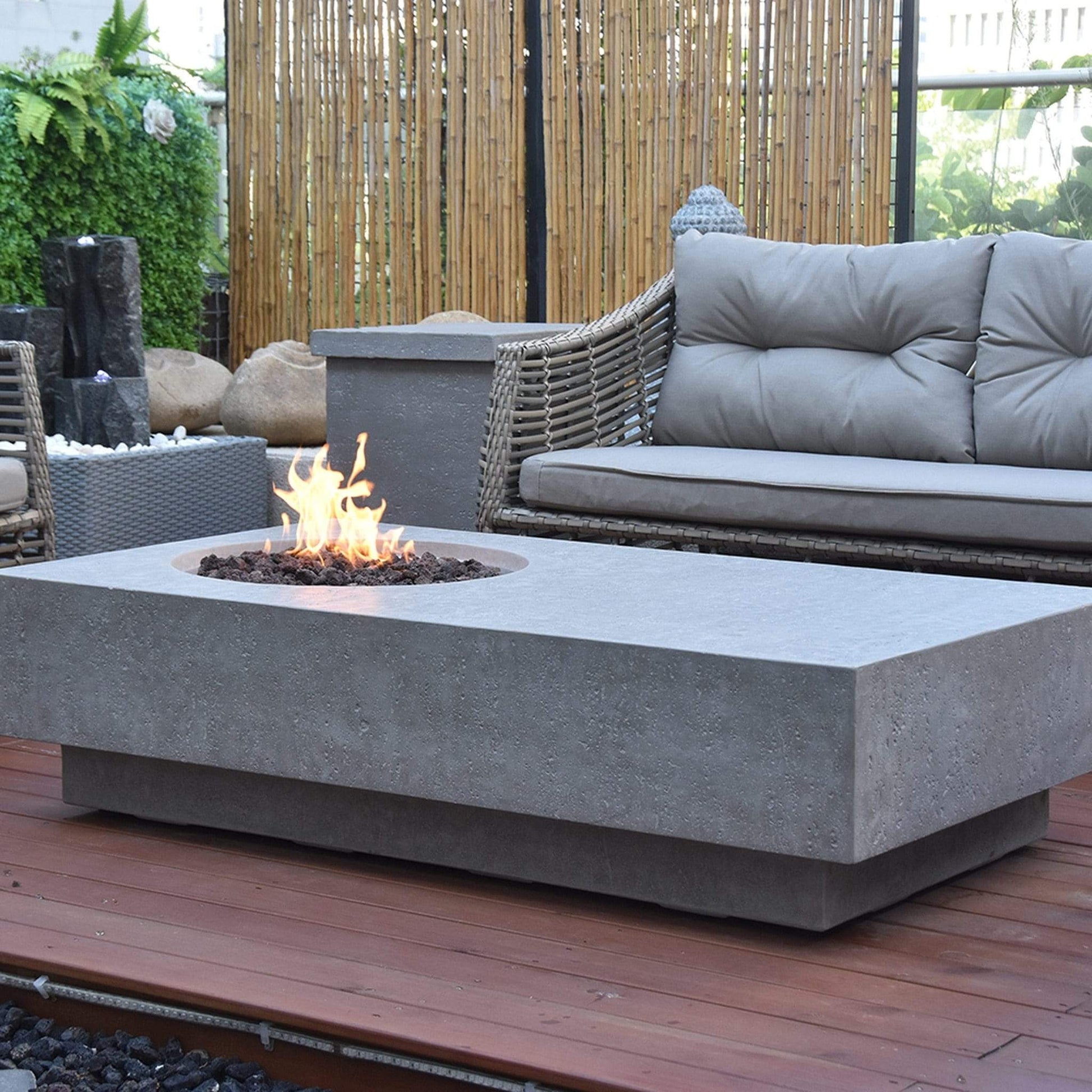 Elementi Metroplis Fire Table | Outdoor Heat Direct