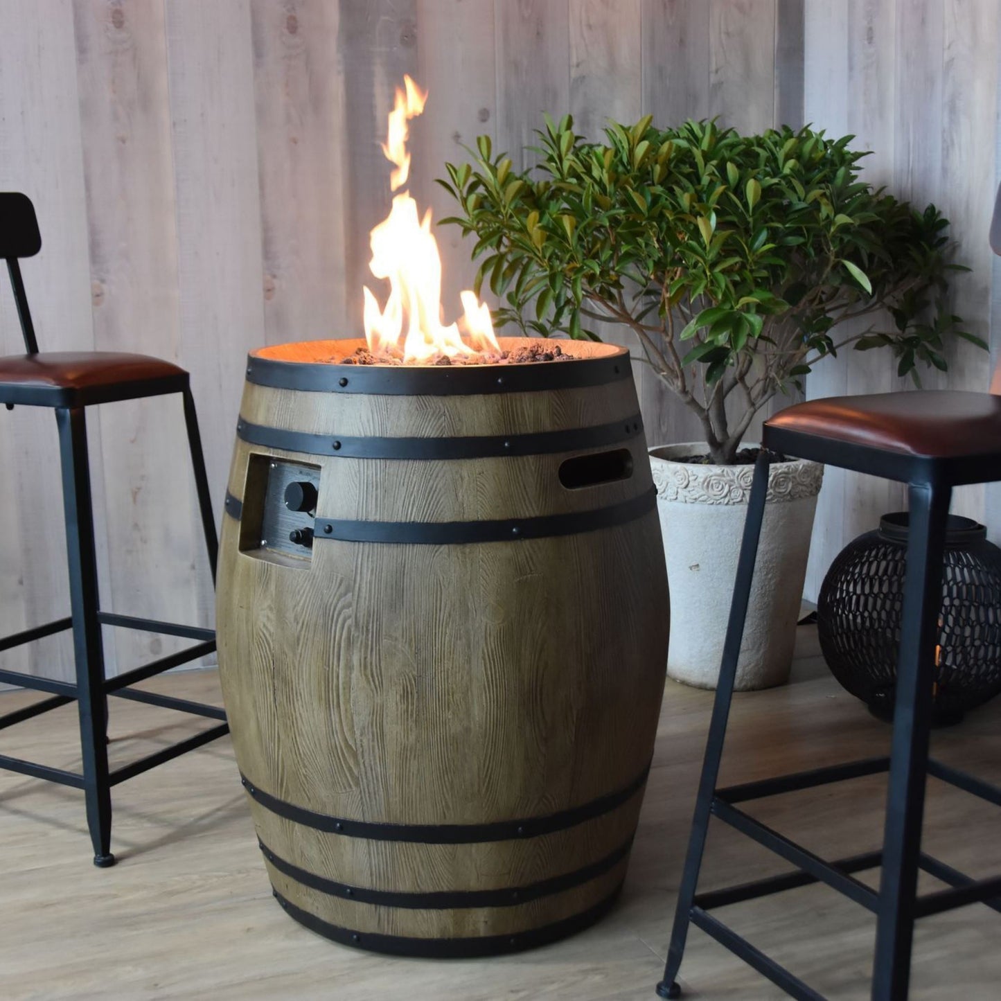 Elementi Napa Fire Column - Propane | Outdoor Heat Direct