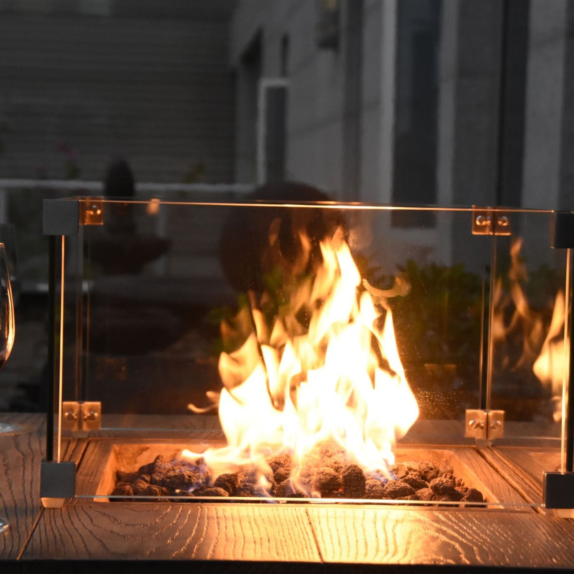 Elementi Rova Bar Table - Propane | Outdoor Heat Direct