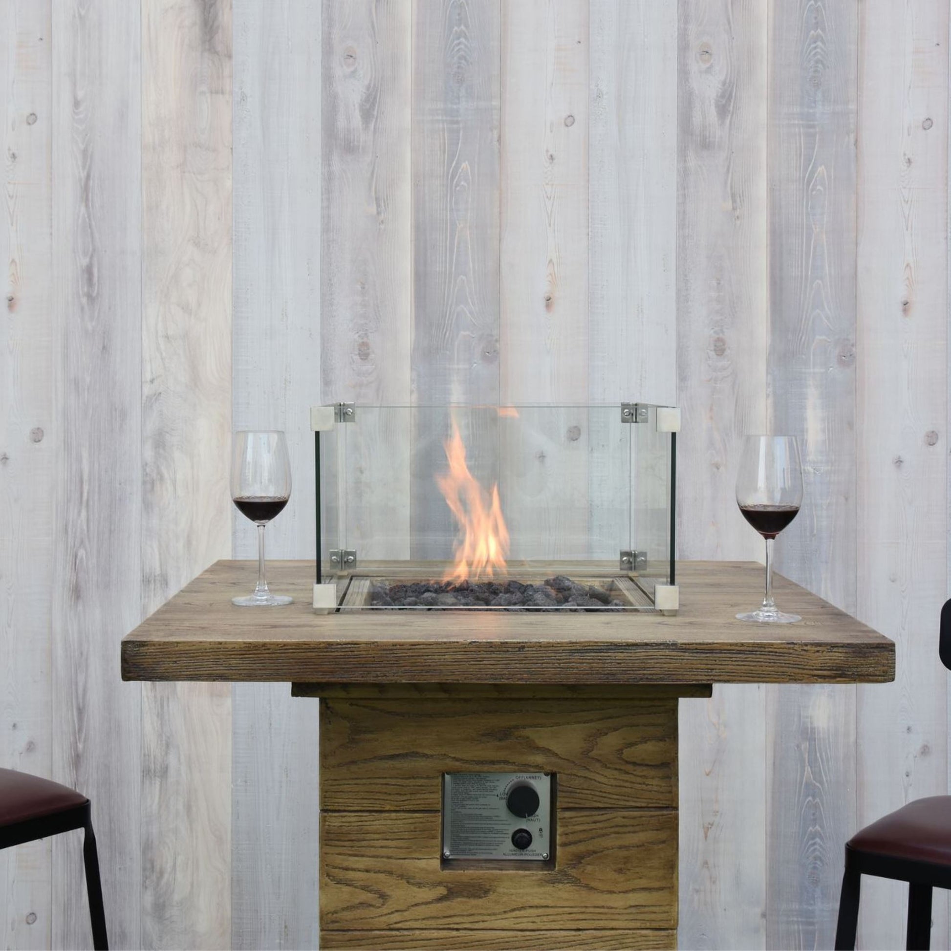 Elementi Rova Bar Table - Propane | Outdoor Heat Direct