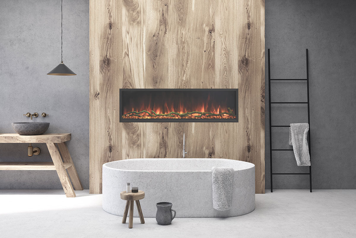 Modern Flames 96" Landscape Pro Slim Built-In (5.5" Deep - 96" X 14" Viewing)