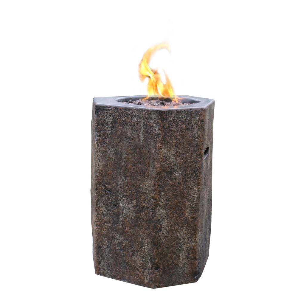 Modeno Basalt Column Fire Pit | Outdoor Heat Direct