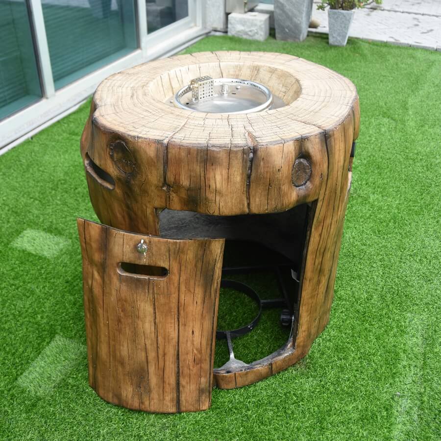 Modeno Mansfield Fire Column | Outdoor Heat Direct
