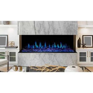 Modern Flames Orion 76" Slim Heliovision Fireplace (6" Deep - 15" Viewing)
