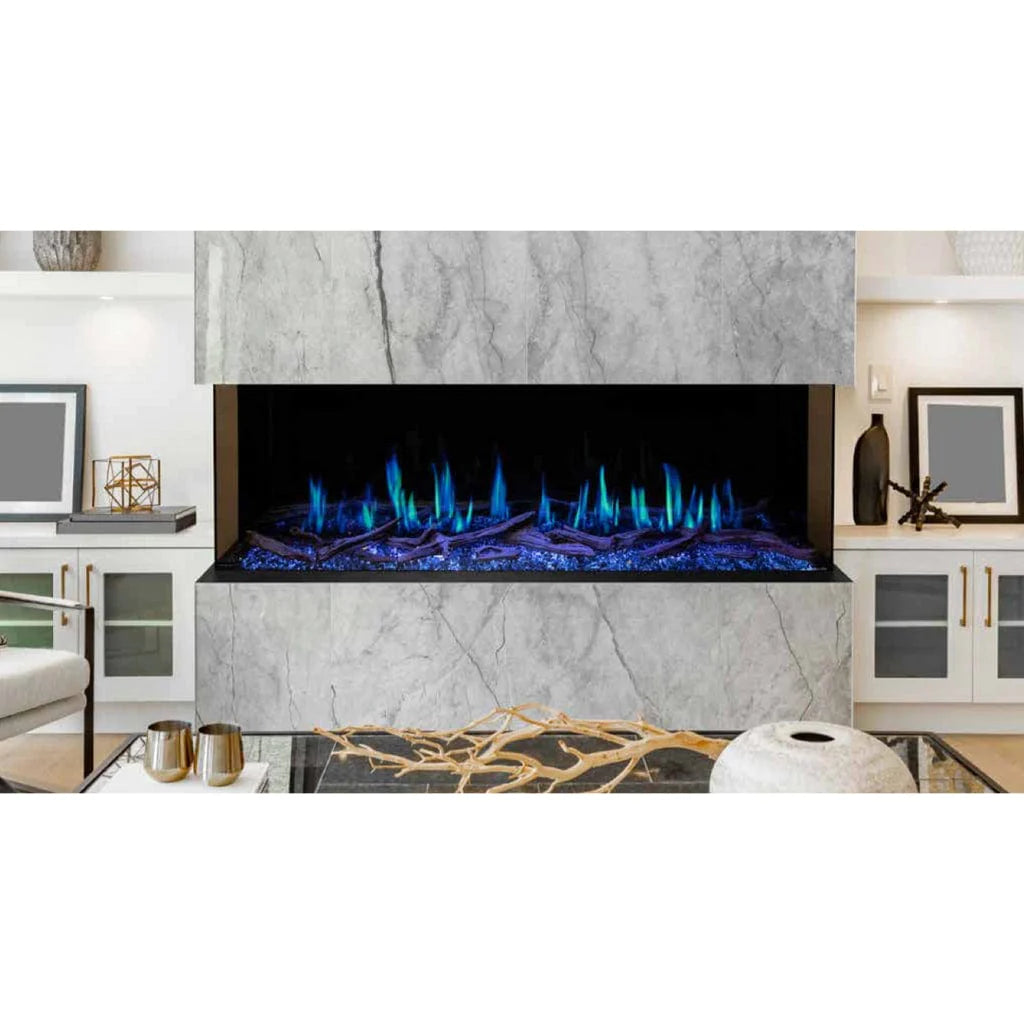 Modern Flames Orion 76" Multi Heliovision Fireplace (9" Deep - 18" Viewing)