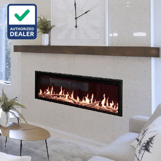 Modern Flames Orion 100" Multi Heliovision Fireplace (9" deep - 18" viewing)