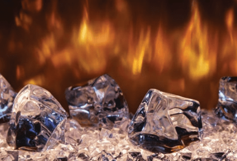 Modern Flames Diamond Glacier Crystals - Medium (5 Lb Bag)