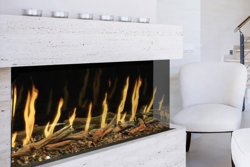 Modern Flames Orion Slim Electric Fireplace 60"