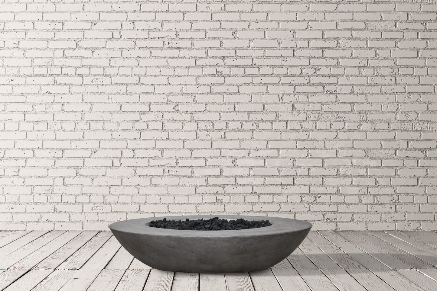 Prism Hardscapes 79" x 45" Ovale Fire Bowl + Free Cover | Outdoor Heat Direct 