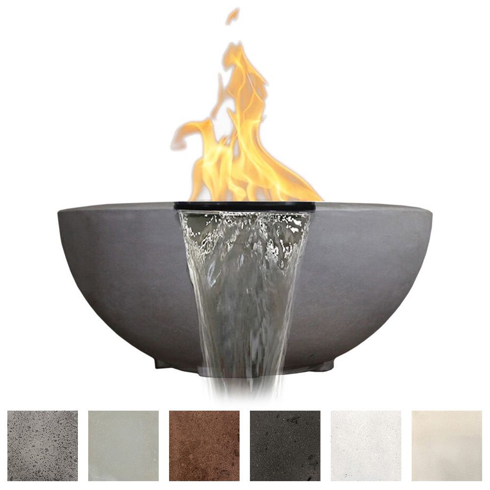 Fire & Water Bowl 29" Moderno 2 - Free Cover ✓ [Prism Hardscapes]