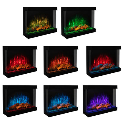 Modern Flames 36" Sedona Pro Multi Built-in Electric Fireplace (12.5" deep - 36" x 26" viewing)