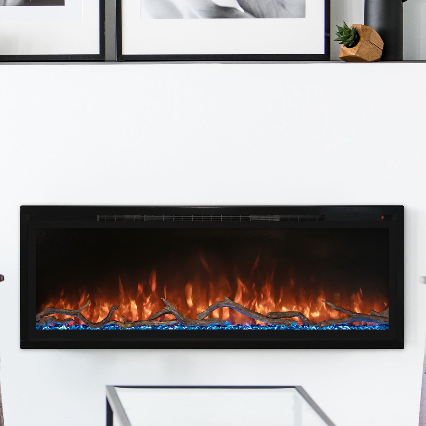 Modern Flames 50" Spectrum Slimline Wall Mount/ Recessed (4" Deep - 46" X 12" Viewing)