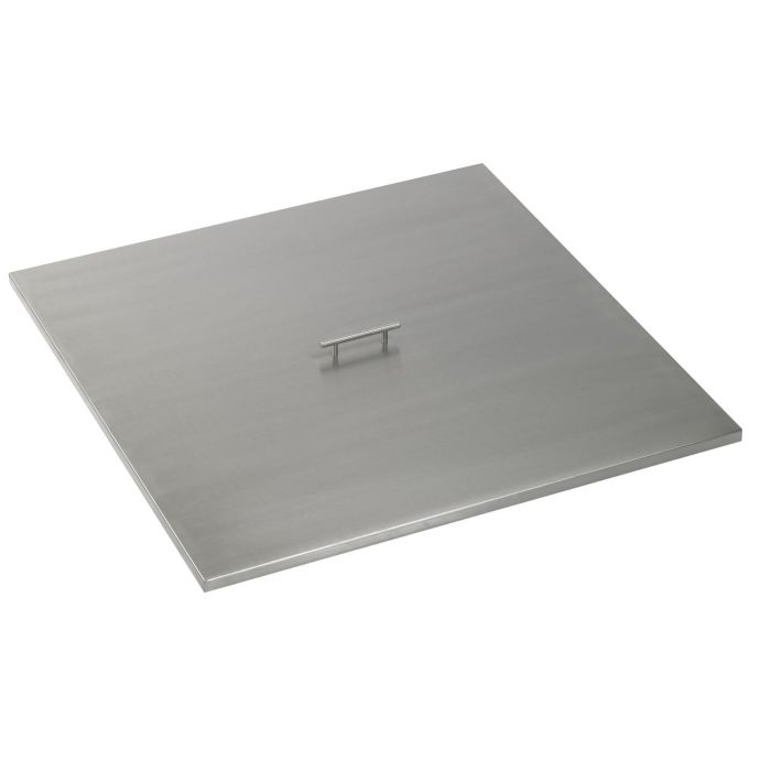 The Outdoor Plus 18" Stainless Steel Square Fire Pit Lid