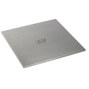 The Outdoor Plus 16" Stainless Steel Square Fire Pit Lid